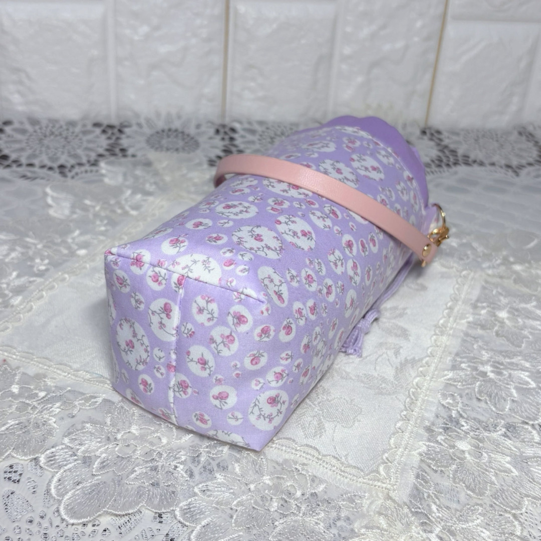 ペットボトルカバー リバティジョアンナ/ヨギーグレープ ハンドメイド