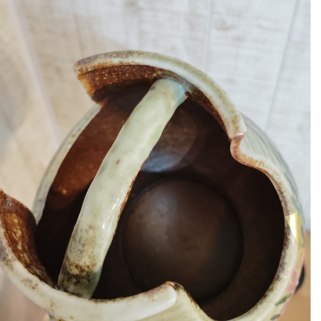 九谷焼 手桶花瓶 金彩あやめ 玉竜作 新品 未使用 花瓶 花器の通販 by