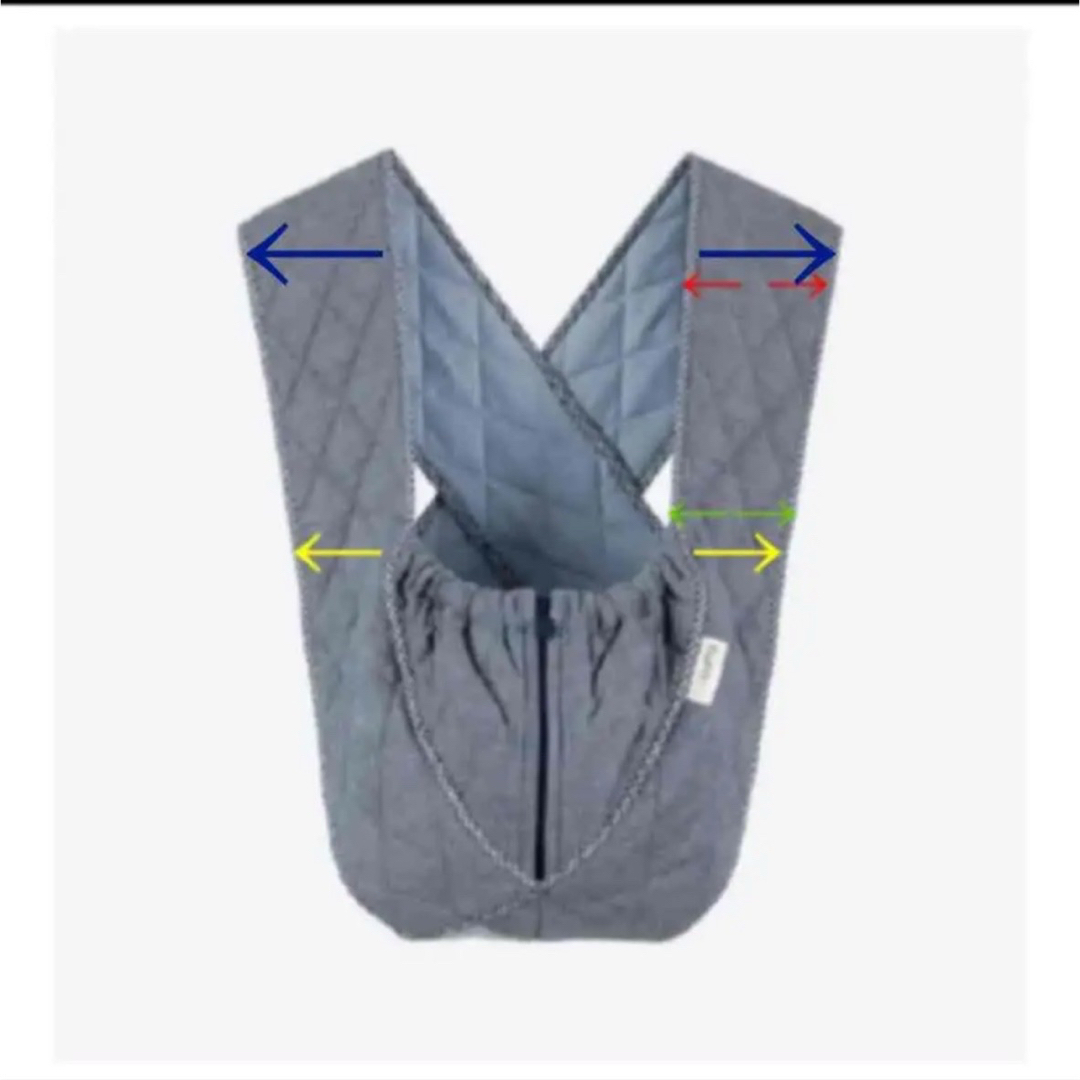 2.スワドルダブルガーゼ よだれカバー ハンドメイド エルゴ用