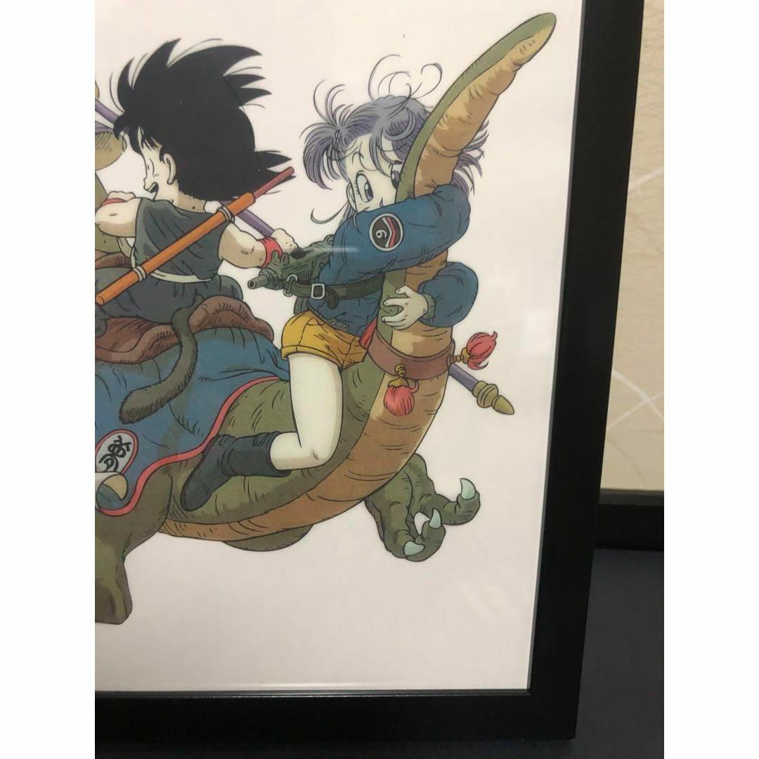 ドラゴンボール コミックス 9巻 表紙 悟空 ブルマ イラスト A4 額付の