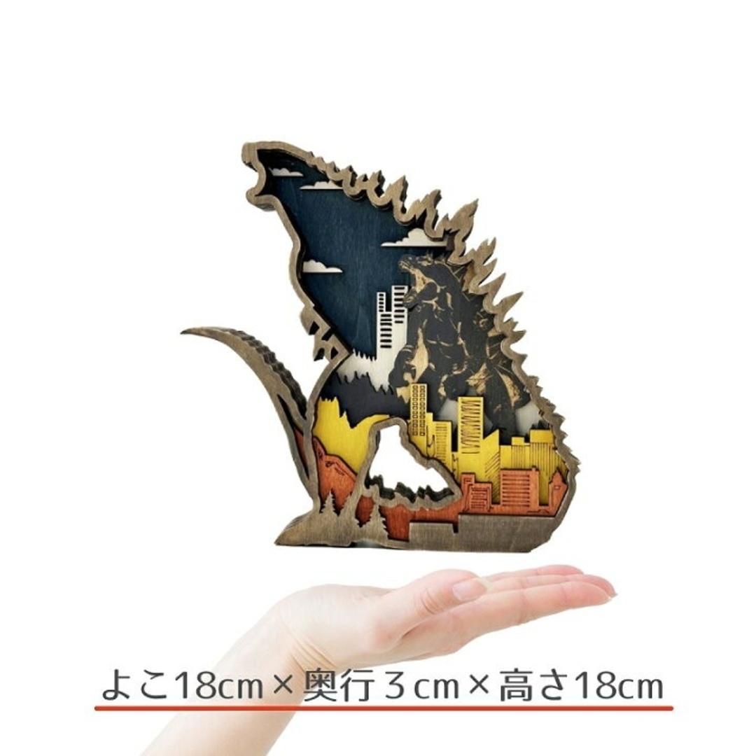 木製置物】ゴジラ恐竜☆ジュラシックパーク グッズ 置き物 雑貨