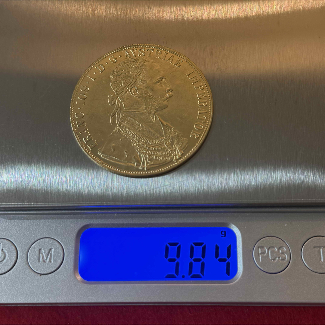 オーストリア 古銭 双頭 ヨーゼフ 海外 1915年 ダカット コイン 鷲