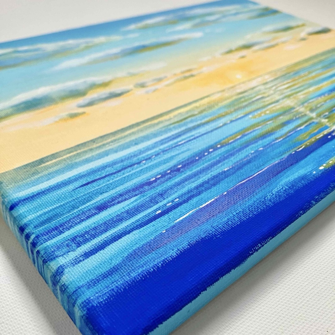 sunrise＊絵画 原画 風景画 海 朝日 キレイな景色 ハワイ 沖縄の通販