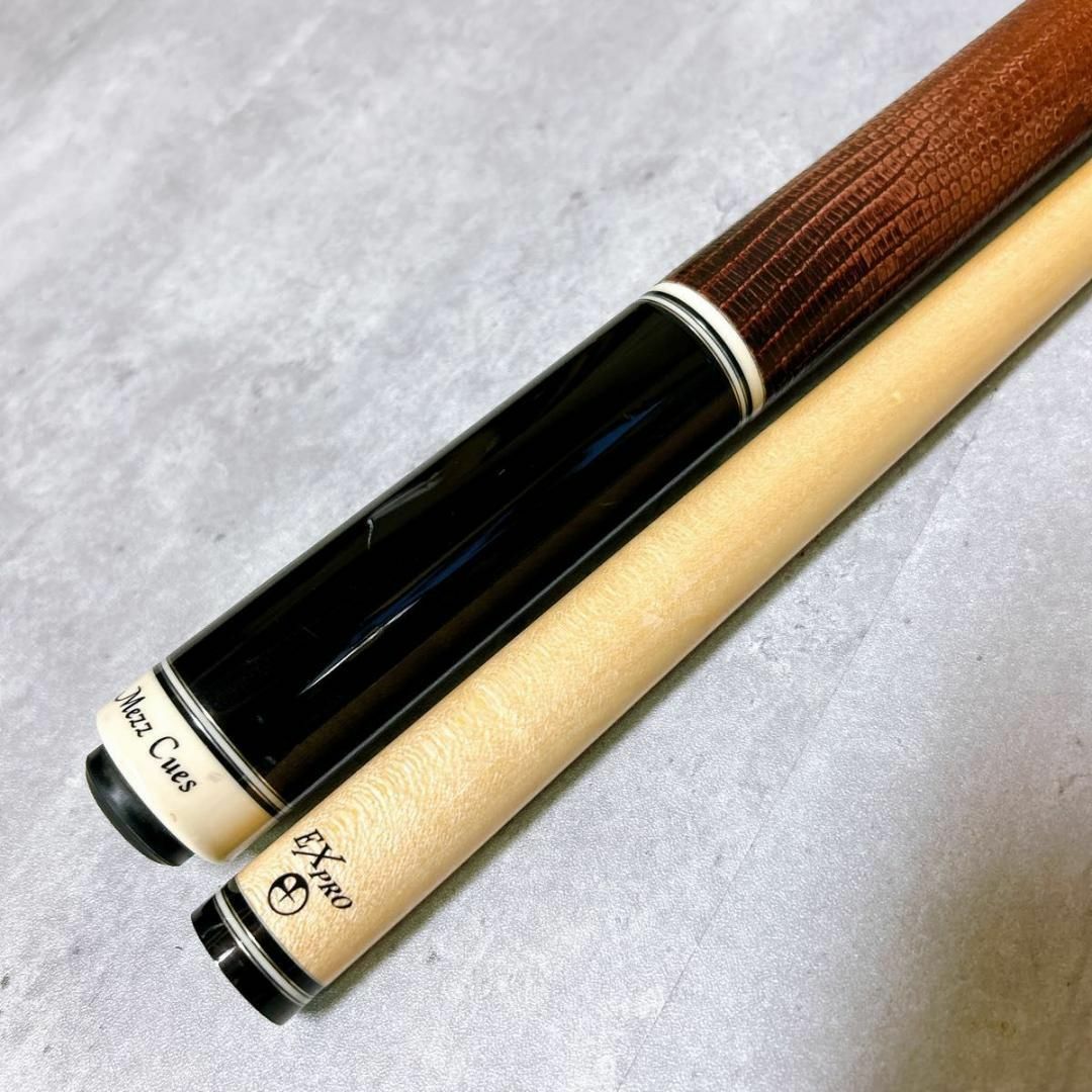 激レア・廃盤】Mezz Cues Axi EX Proシャフトリザード革の通販 by