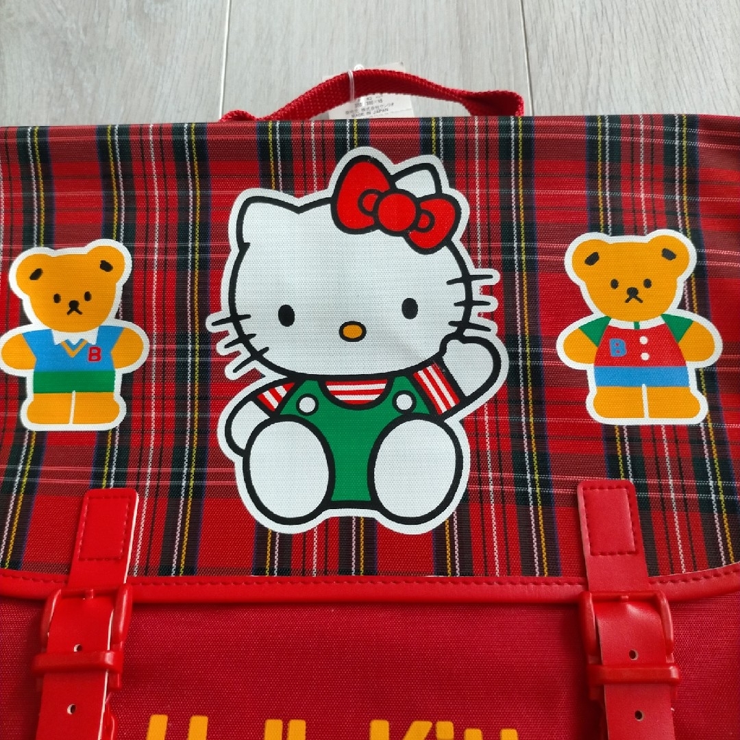 ハローキティ - Hello Kitty レトロ チェック柄 バッグ 3way タータン