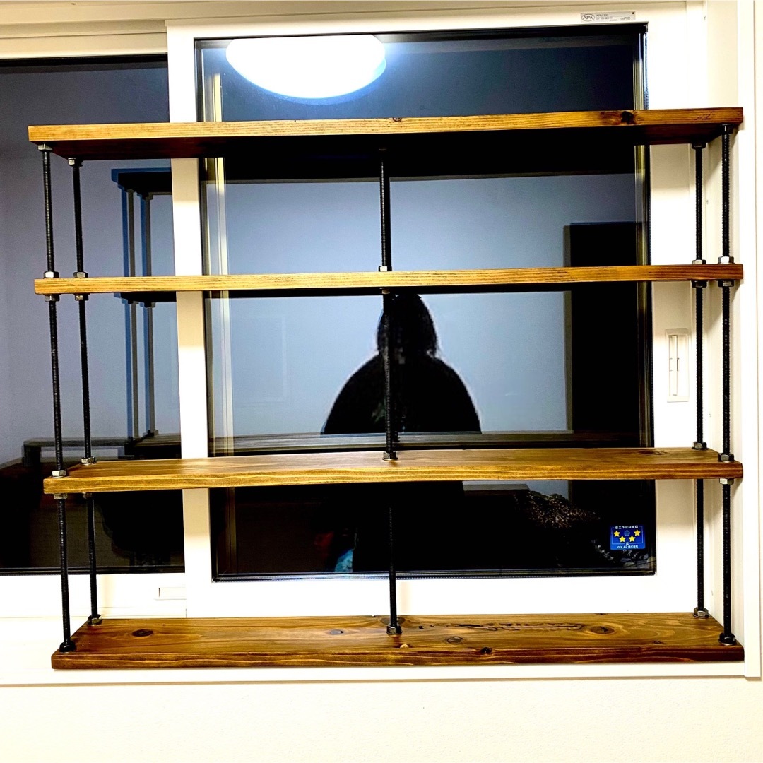 TVにて紹介⭐︎窓枠ラックtasty 2 窓インテリア グリーンカーテン の