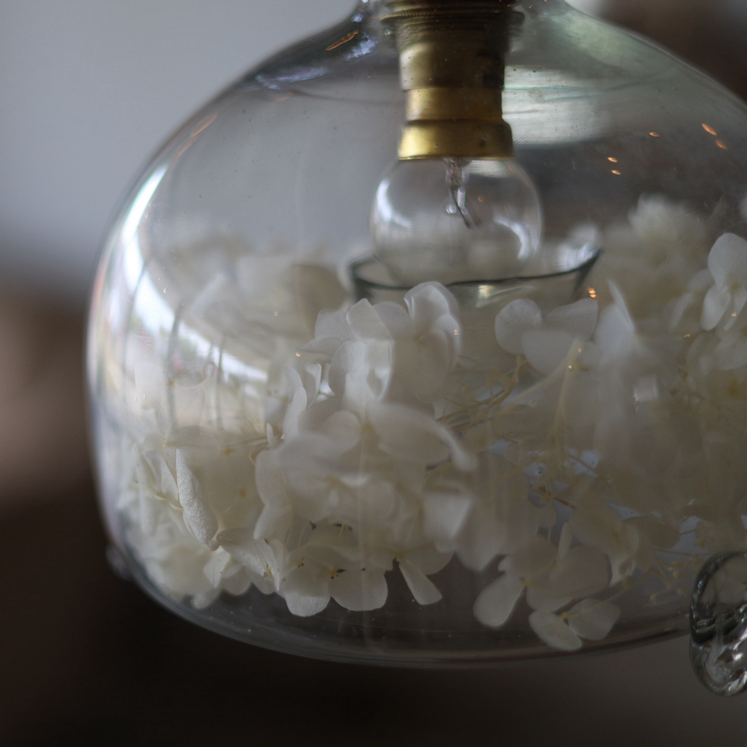 アンティークフラワーペンダントランプ【自製】Cの通販 by ゆめよみ 's