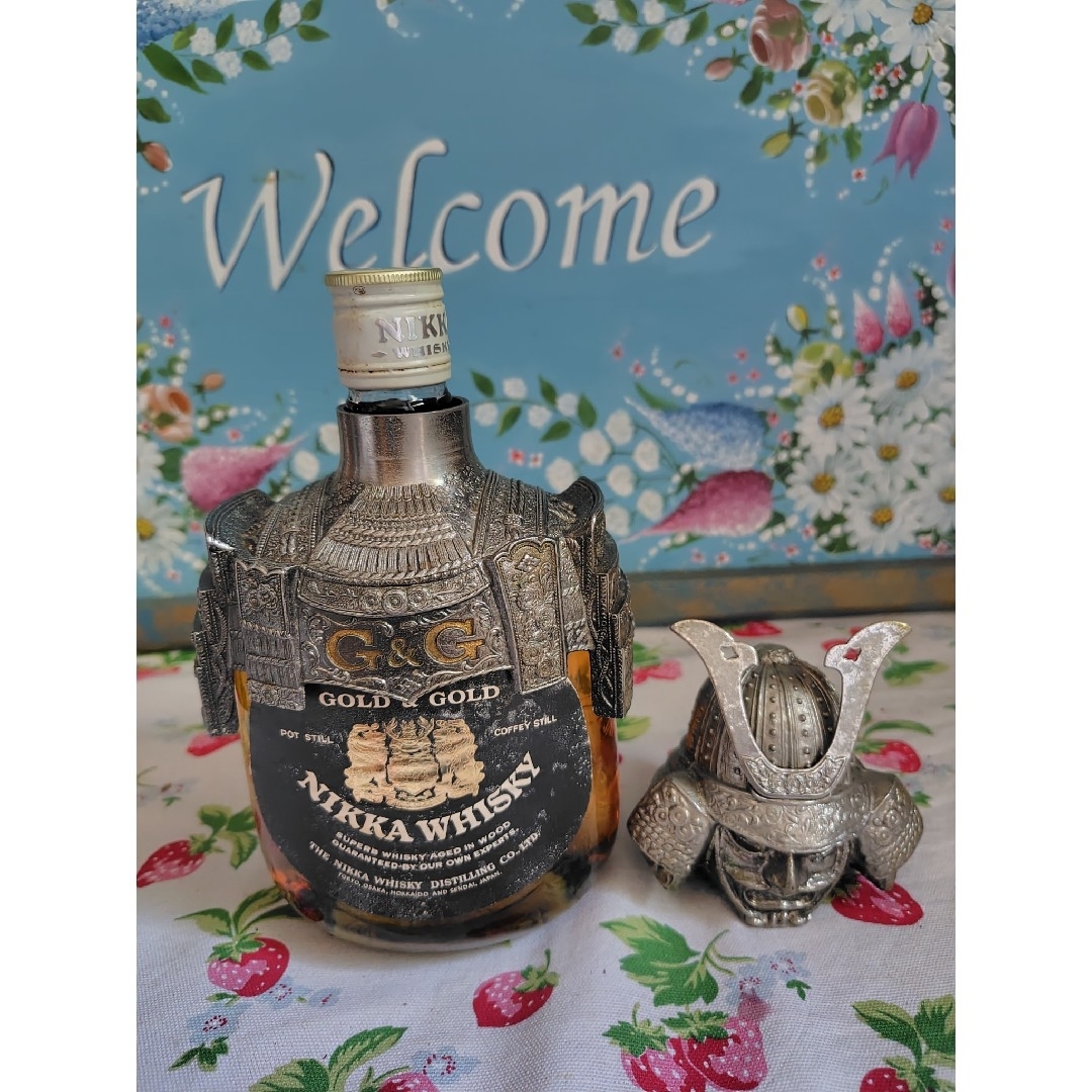 貴重 金属製 NIKKA WHISKY ニッカウヰスキー 鎧 兜 侍 将軍の通販 by