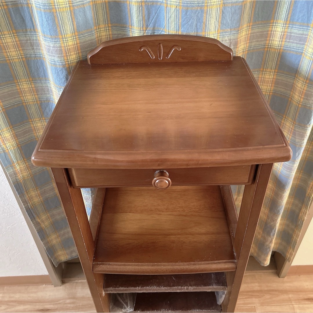 カリモク家具 - 【antique*】電話台 サイドボード 棚 キャビネット