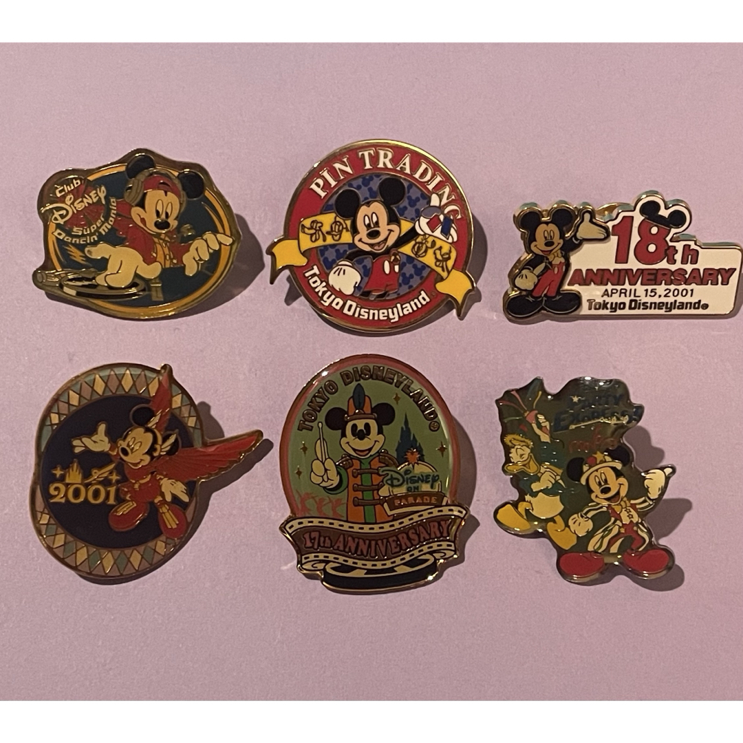Disney - ディズニーランド 歴代ミッキー ピンバッジ レア 非売品の