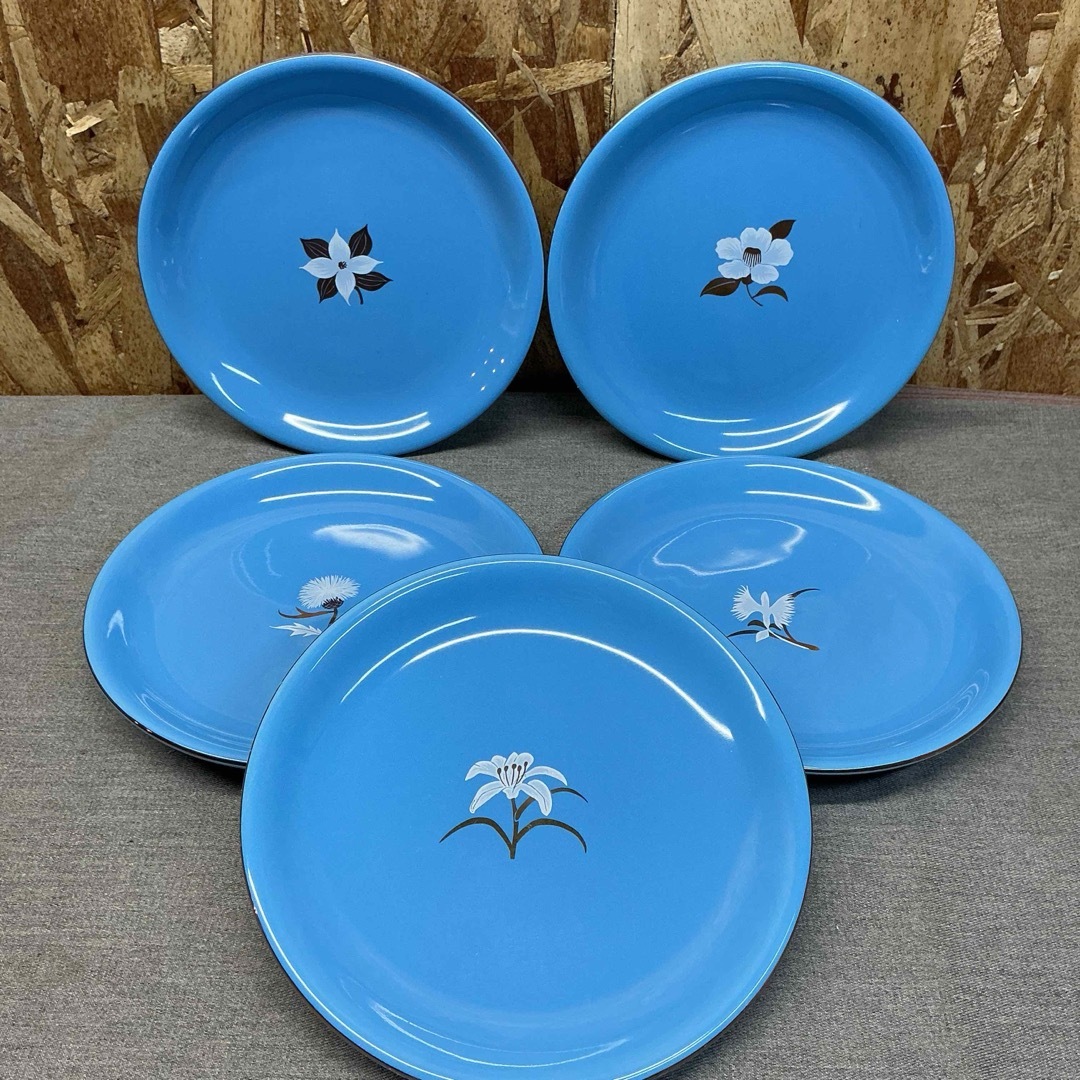 たち吉 - 【N△4878】橘吉 たち吉 ブルー 大皿1枚 とりわけ皿5枚