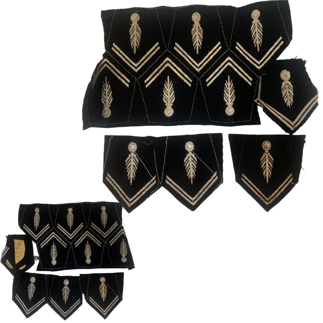 MILITARY - FRANCE VINTAGE フランス軍 ミリタリー 階級章 ワッペン 計