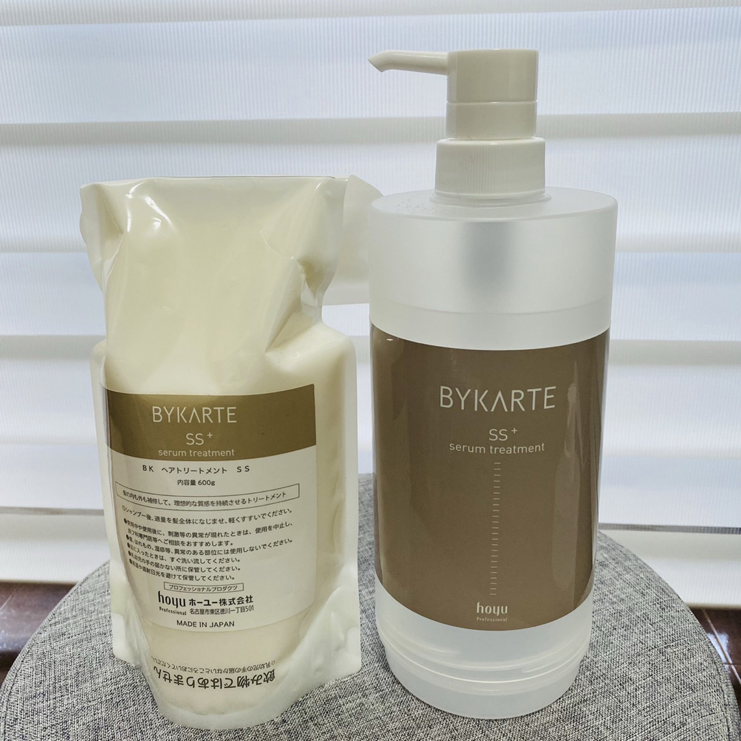 バイカルテ CHシャンプー600ml+HSトリートメント600g レフィル