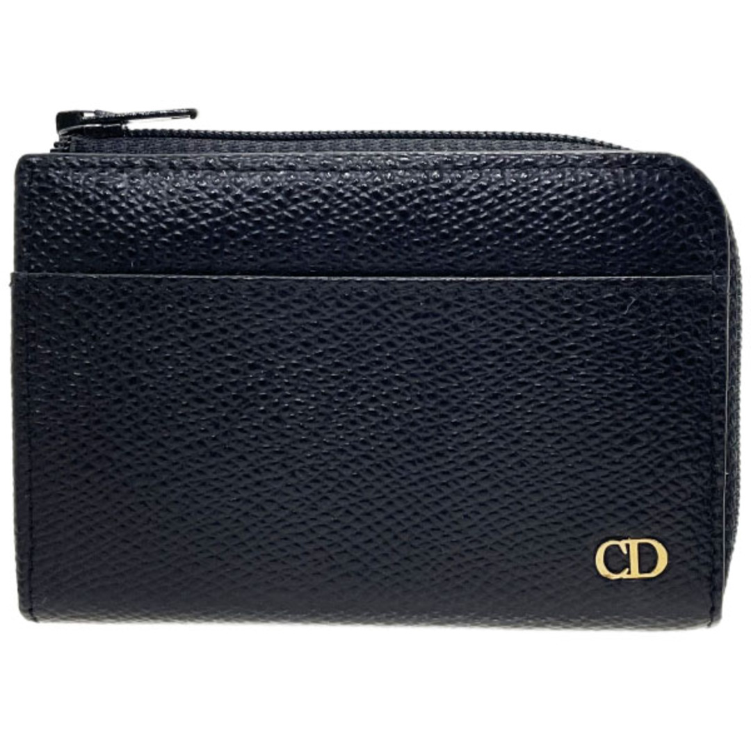 CHRISTIAN DIOR ディオール コインケース ブラック キーホルダー