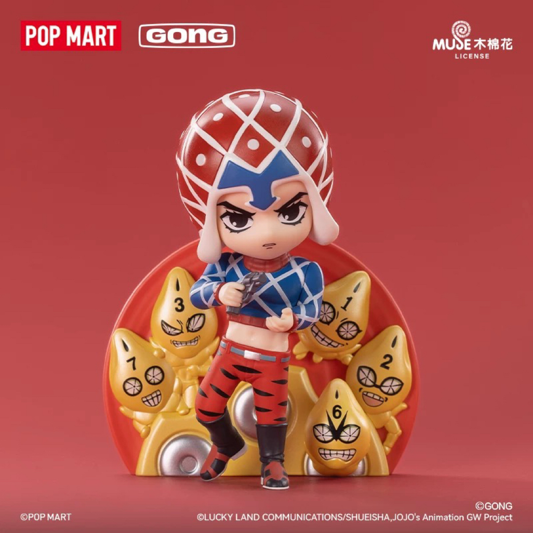 ジョジョの奇妙な冒 POPMART 黄金の風 6箱入り 海外限定 新品未開封の