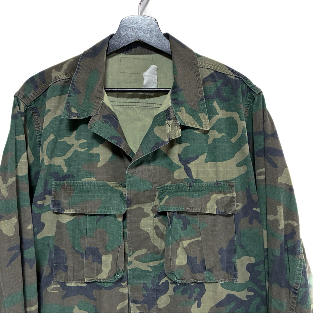 60s 70s 米軍 グリーンリーフカモ ジャングルファティーグジャケット