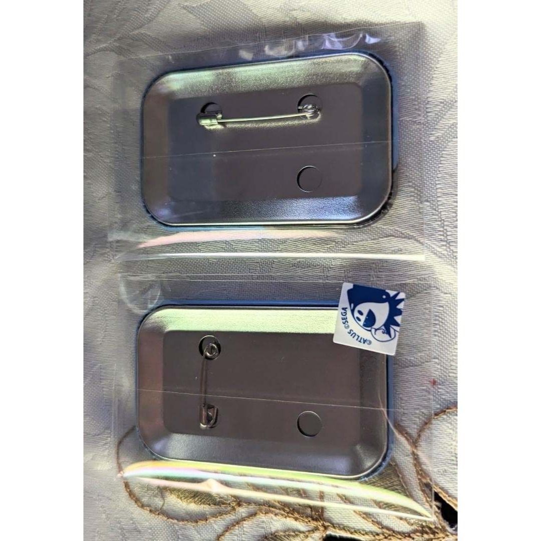 ペルソナ3 リロード アクリルブロック ワンダーグー 缶バッジ 主人公