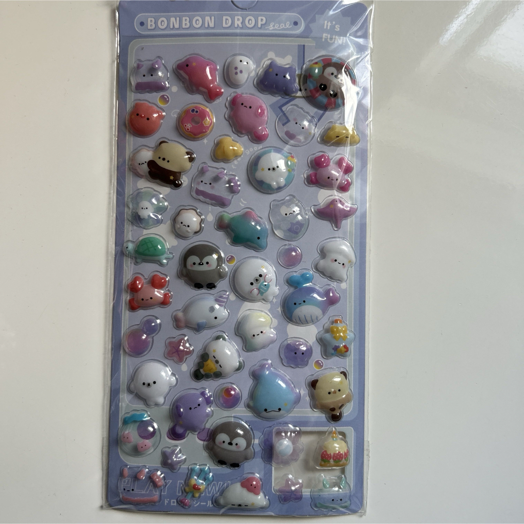 ボンボンドロップシール10枚セットの通販 by KY雑貨屋's shop｜ラクマ