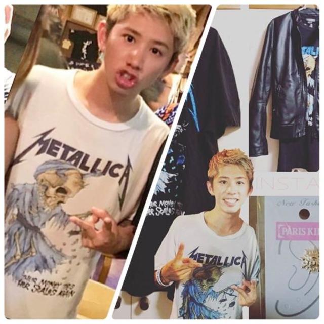 ワンオクtaka着用モデル》METALLICA ロックTシャツ ホワイト!!の通販