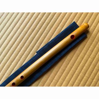 笛七本調子 (B管・正ドレミ調)天地巻 7穴 手引書付き R7-11の通販 by