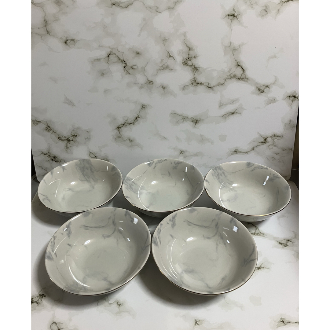 金ふちマーブル皿 15皿セットの通販 by ゆもな's shop｜ラクマ