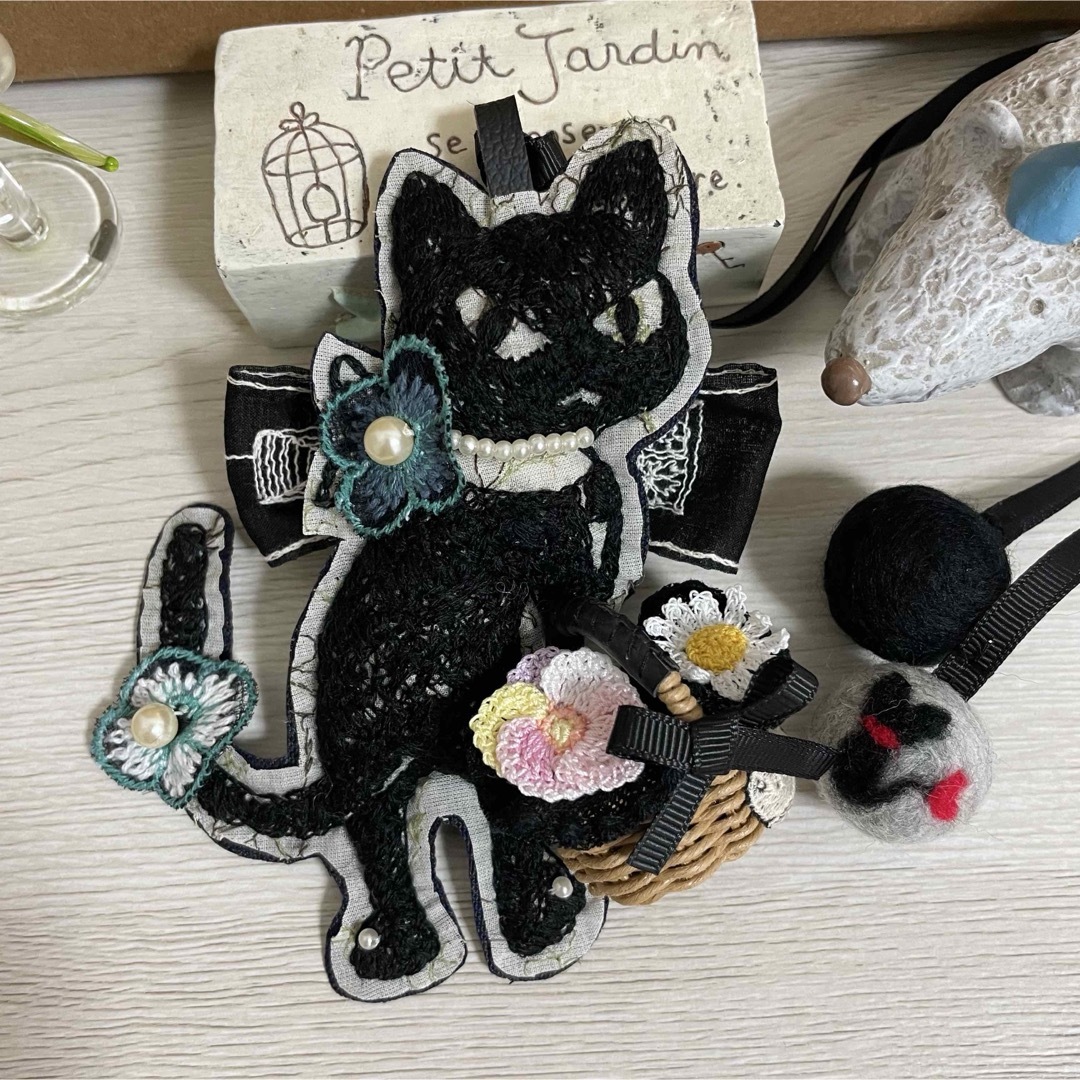 ミナペルホネンハンドメイドチャームストラップ＊pjcおしゃれリボンの