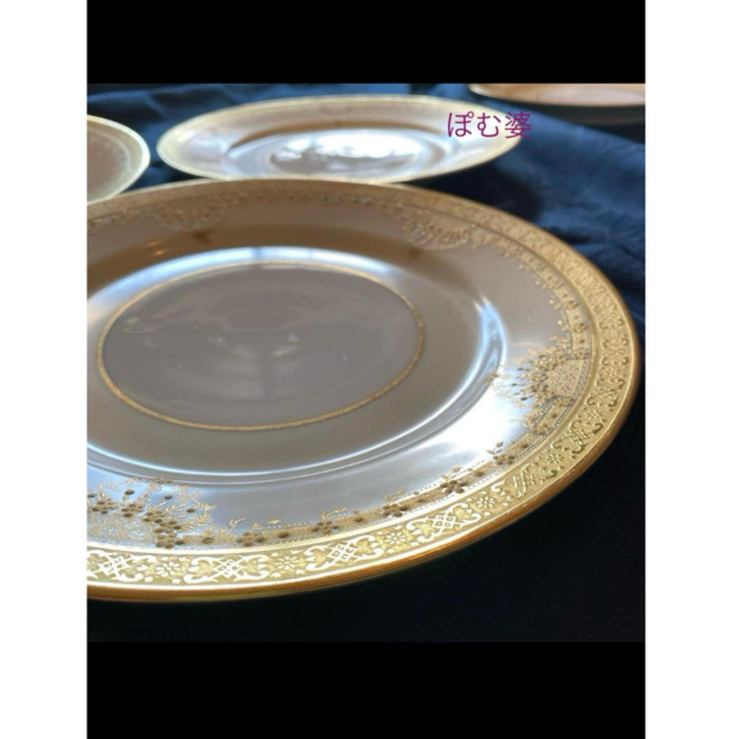 Haviland - 【ゲラン／リモージュ】22金彩 アシッドゴールド／皿