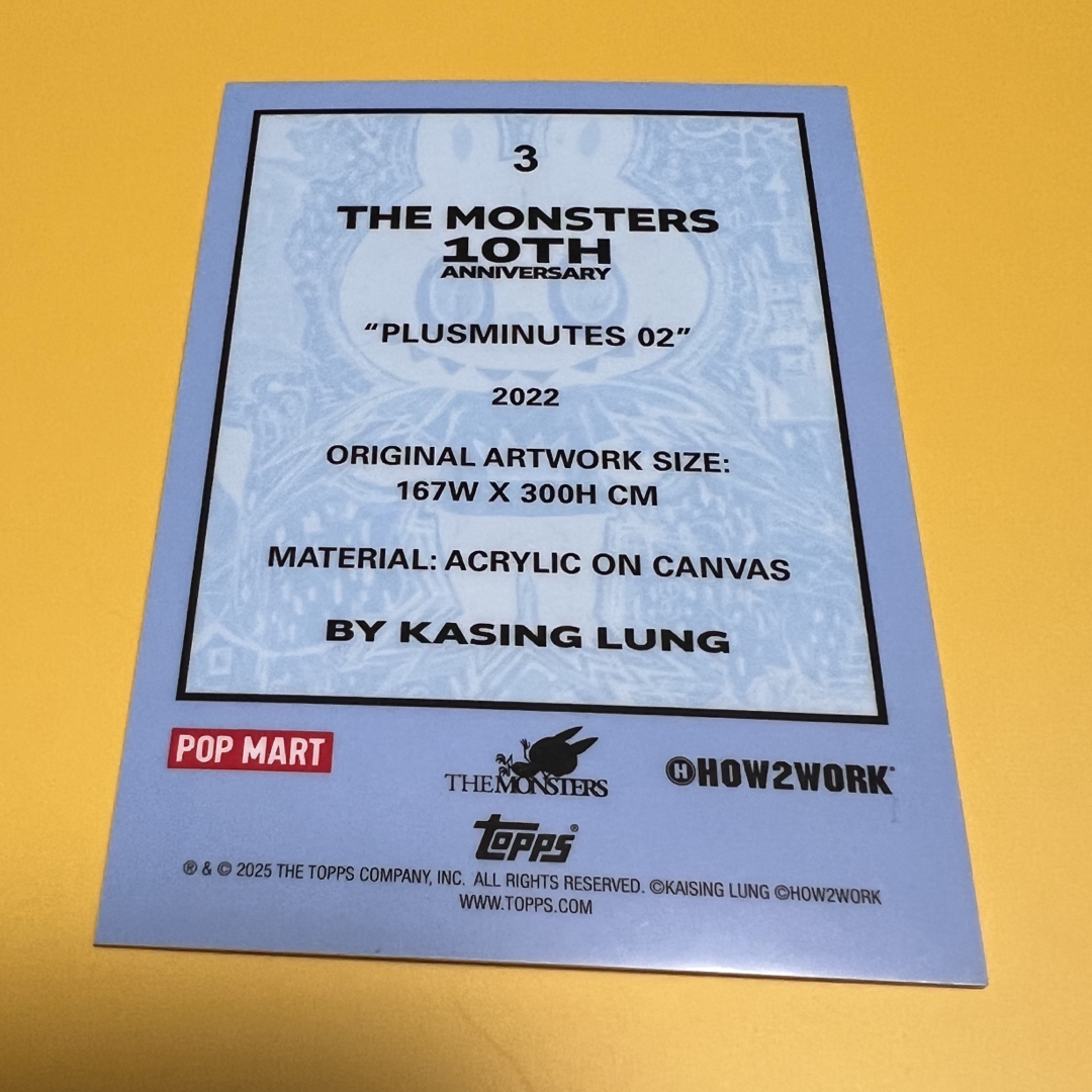 Topps - レア！ topps chrome labubu ラブブ リフラクター 10thの通販