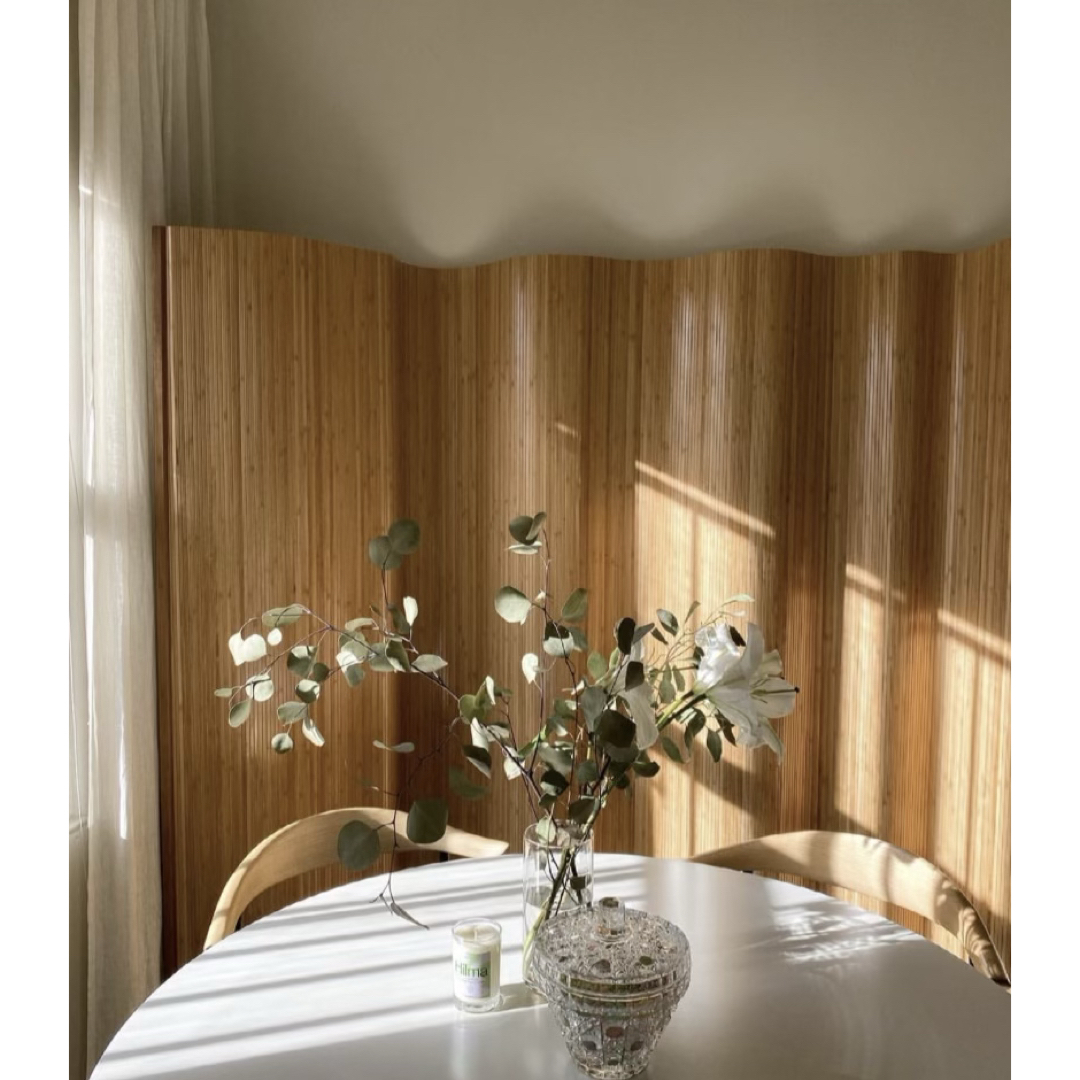 Artek風 ウッドカーブ パーテーションの通販 by MM's shop｜ラクマ