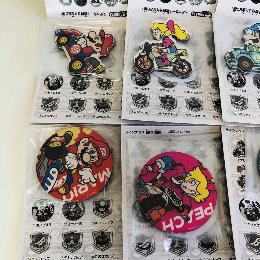 BANDAI - マリオカートワールドキャラマグネッツ 全20種