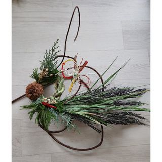 幸せを運ぶアナベル馬蹄リース パームフラワーの通販 by ⭐︎Malay｜ラクマ