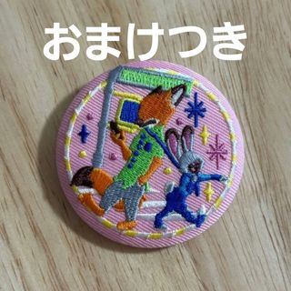 Disney - ニックとジュディの刺繍バッジ ズートピア2 ディズニー 缶