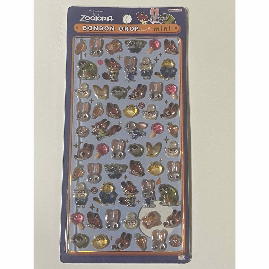 Disney - 8枚セット コンプリート ボンボンドロップシール ミニ