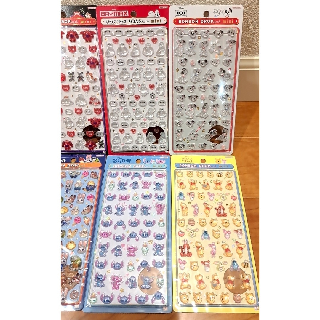 Disney - 正規品 ボンボンドロップシール ミニmini ディズニー