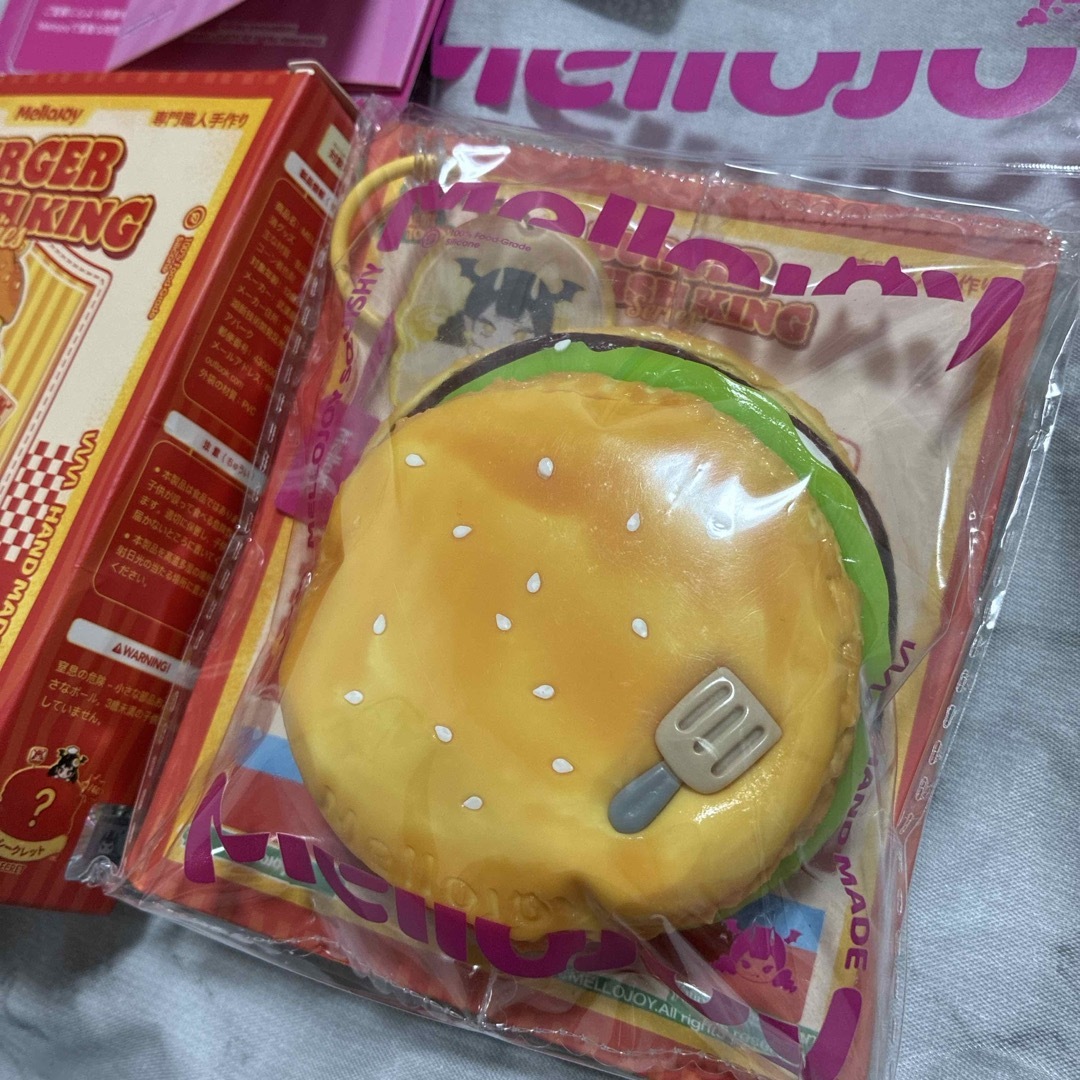 Mellojoy スクイーズ ハンバーガー チーズビーフエッグバーガーメロ