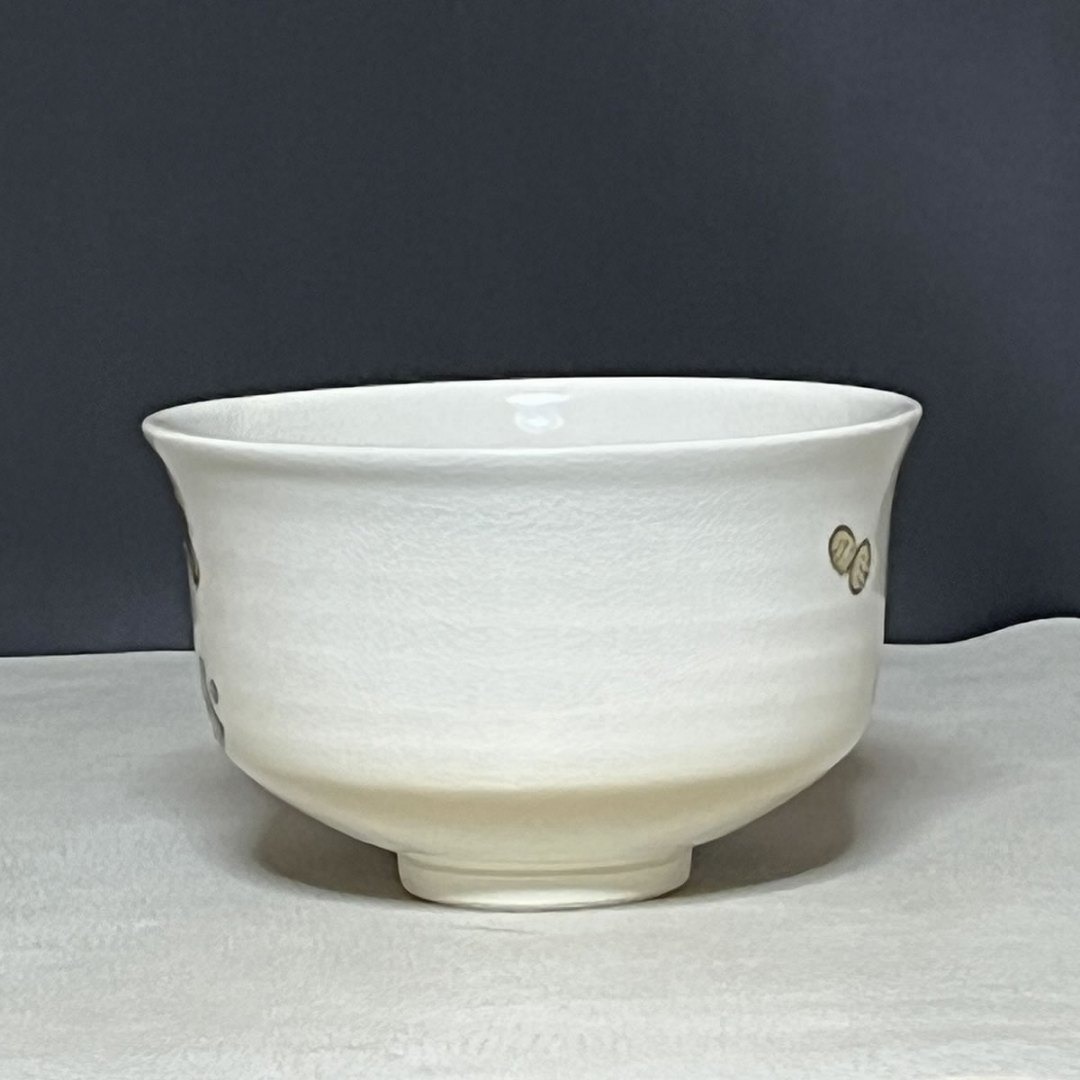 丹山窯 小峠葛芳 幸矢之絵 茶碗 共箱 抹茶碗 茶道具【