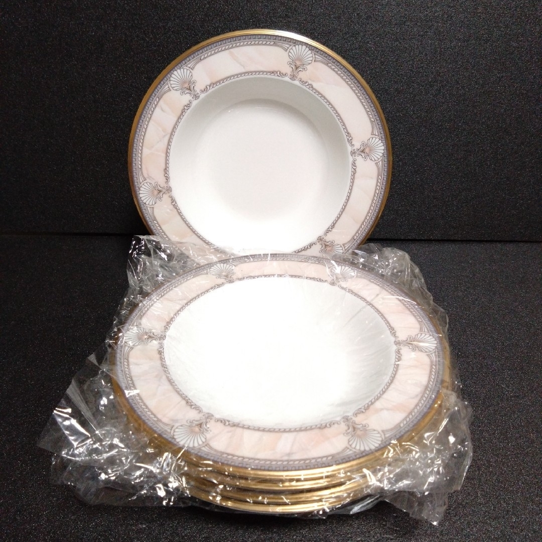 未使用 ノリタケ パシフィック マジェスティ スープ皿5枚 お祝い