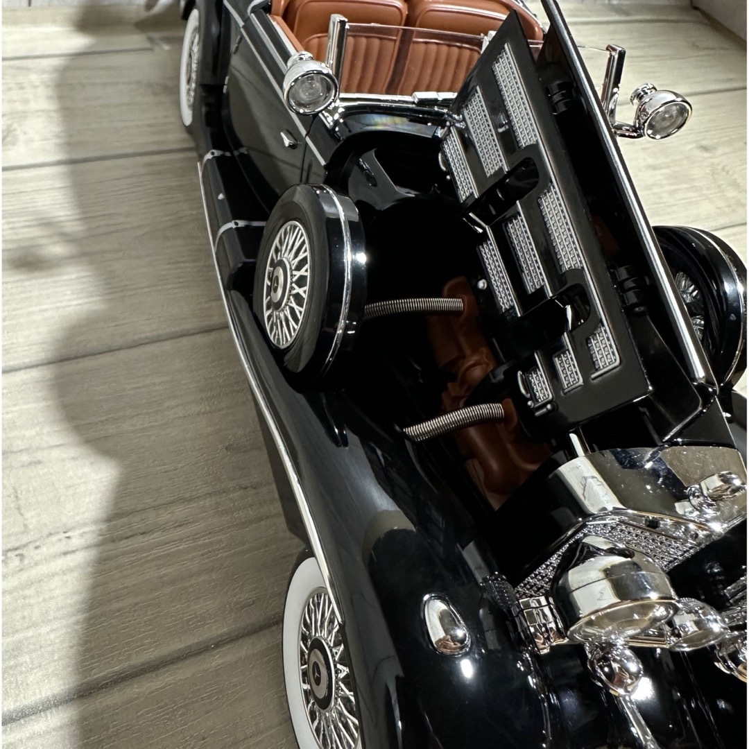 1/18 1936 メルセデスベンツ ミニカー 500K 全開閉 ブラック