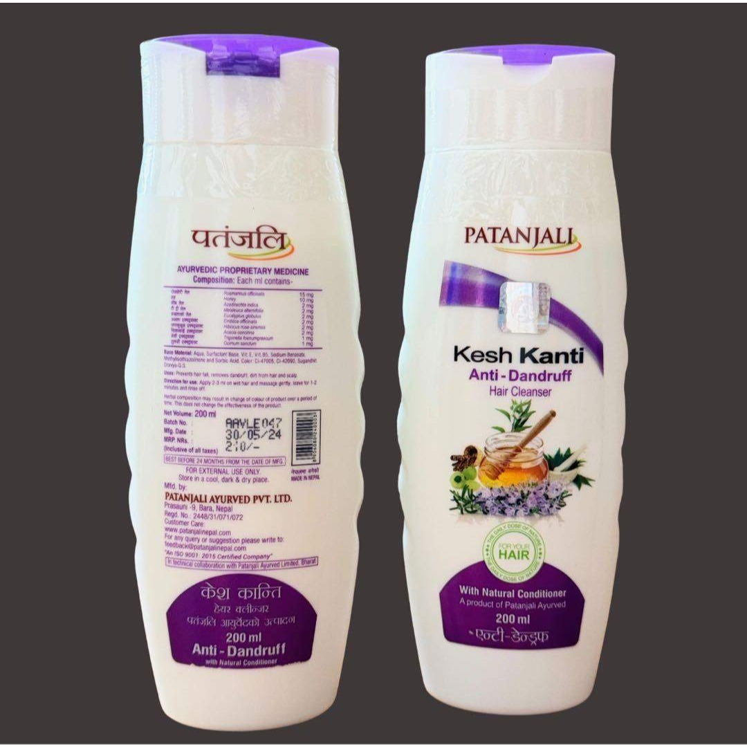 パタンジャリ ケッシュカンティ アンチダンドラフ シャンプー200ml 8本