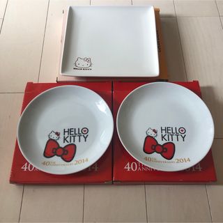 ハローキティ - 前畑陶器 ハローキティ ペアプレート＆ボウルセットの