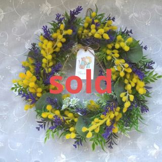 フェルトリース【梅雨】の通販 by ぴーまん｜ラクマ