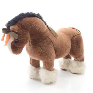 HERMES - 美品☆ エルメス エルミーGM ぬいぐるみ ブラウン 馬 レアの