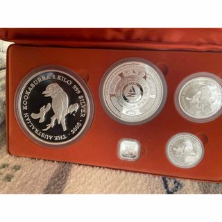 オーストラリア 2003 カワセミ銀貨 シルバー 地金1.4Kg超 5種セットの