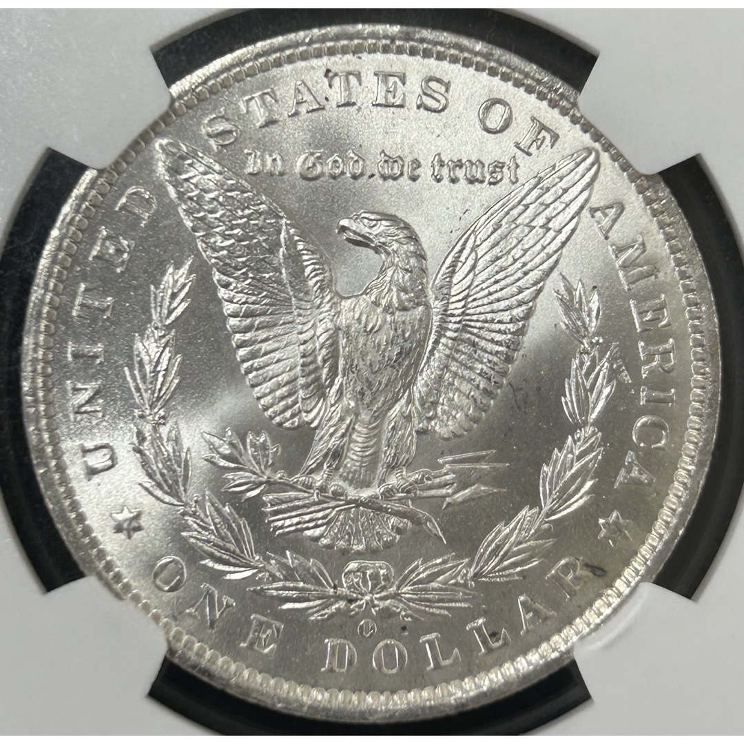 1885 O $1 モルガンダラー NGC MS66 アメリカ銀貨 高鑑定の通販 by
