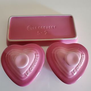 LE CREUSET - ル クルーゼ ハートココット♫の通販 by hmu｜ルクルーゼ