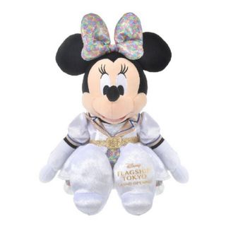 ミニーマウス - ミニーちゃん ぬいぐるみバッジ ノーマル 水玉