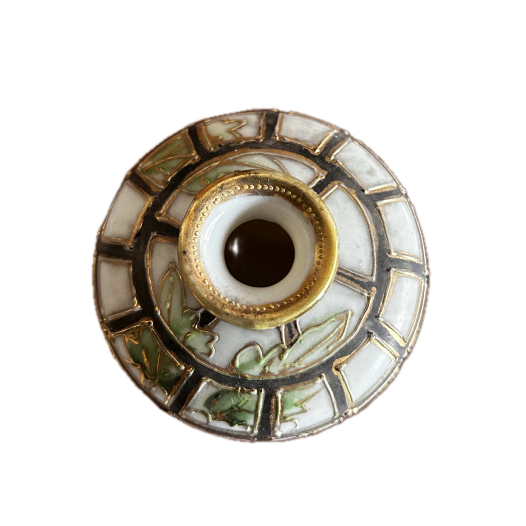 Noritake - 花瓶 オールドノリタケ M 印 NIPPON表記 ハンドペイントの