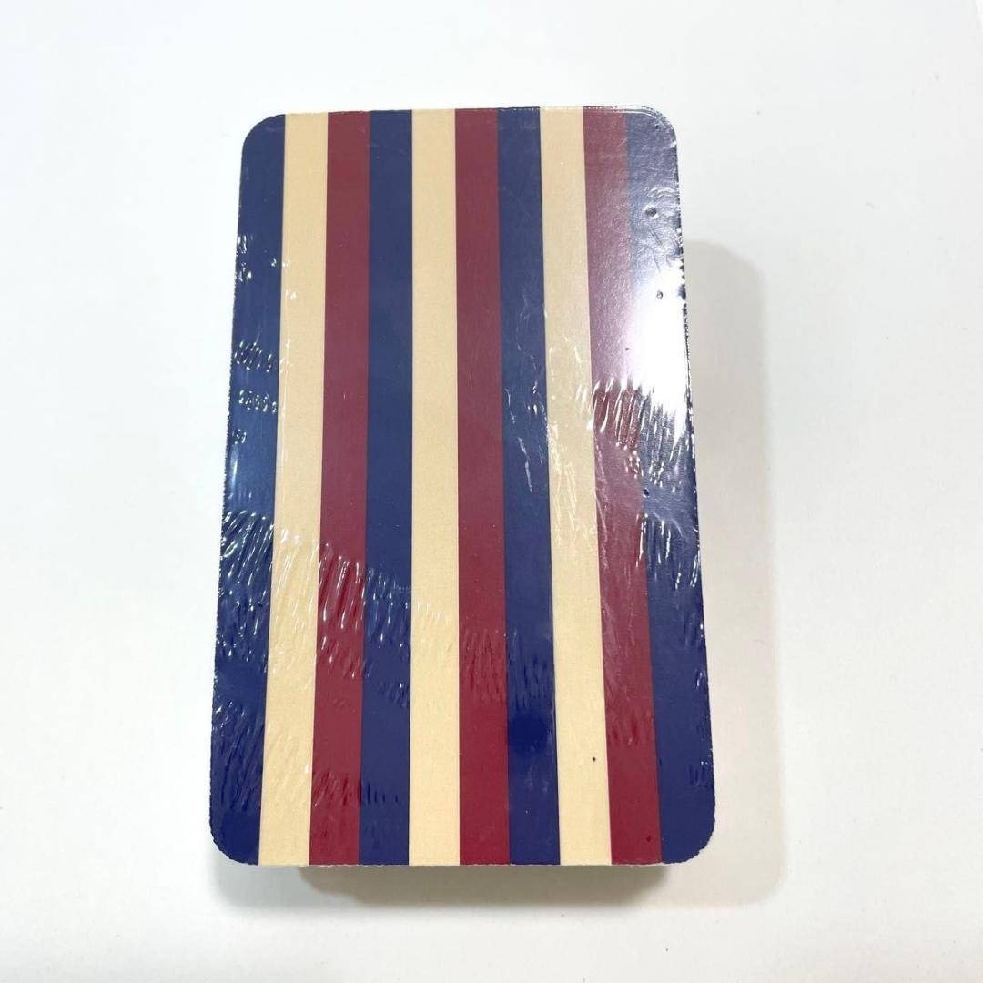 アミ パリス トランプ カードゲーム ストライプ デザイン 白 新品未