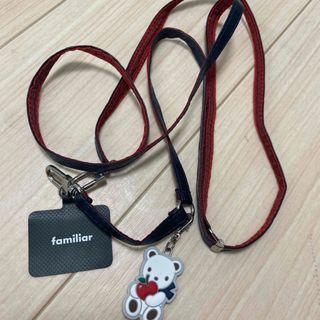 familiar - familiarネックストラップの通販 by disy.shop｜ファミリア