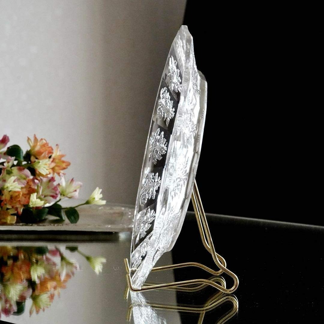 Baccarat - 1840年☆極希少オールドバカラBACCARAT 花紋クリスタル